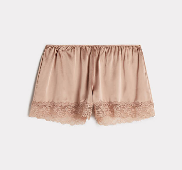 silk shorts
