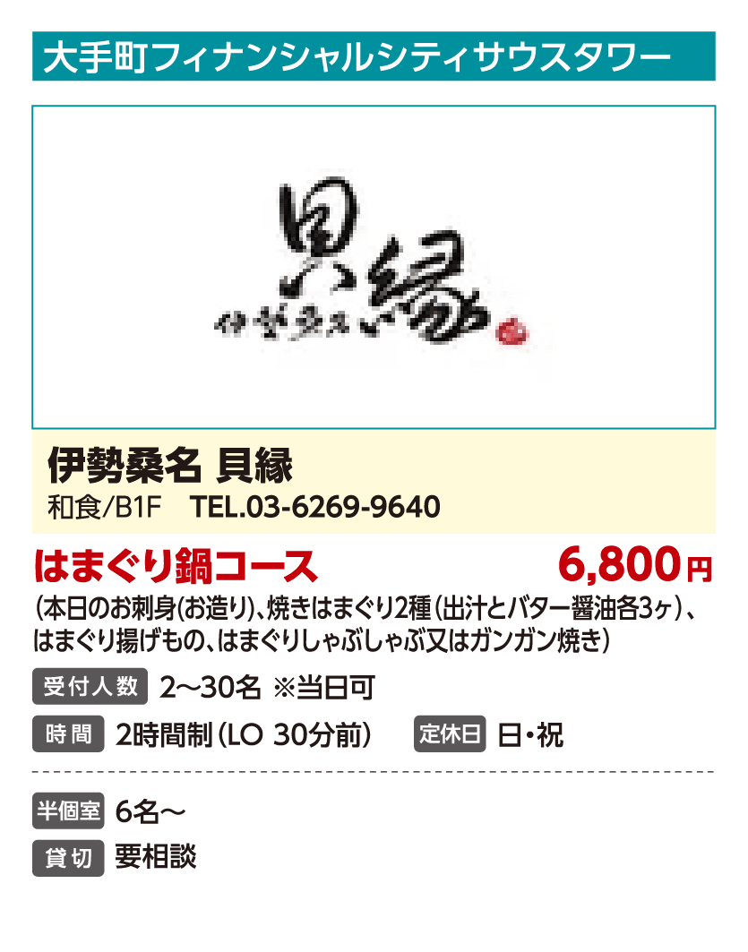 伊勢桑名 貝縁