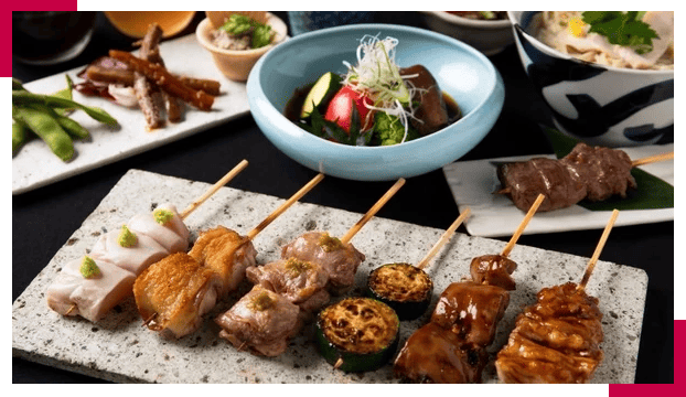 Yakitori, Gibier, Wine Torio