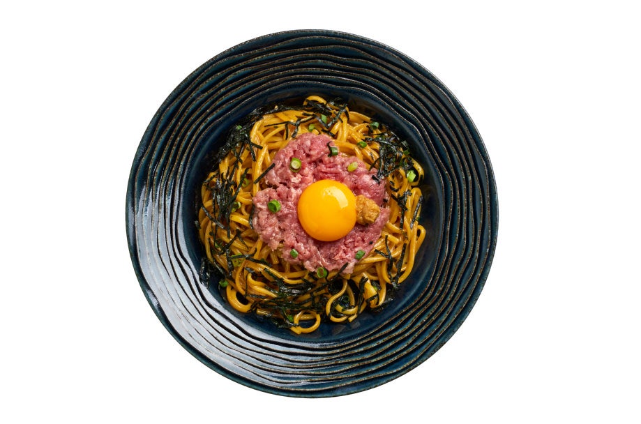 牛トロの焦がし醤油バタースパゲッティ