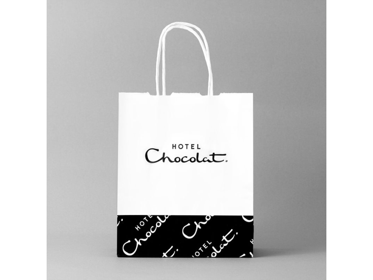 Hotel Chocolat shopping bag charges apply