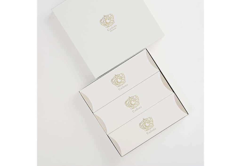 Short galette 20 pieces 3 can gift set (classic & cacao & seaweed)
