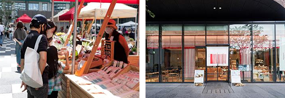 “TOKYO TORCH Market” where you can feel the arrival of spring