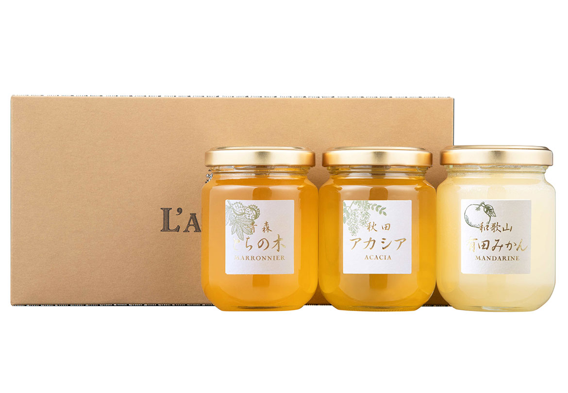 国産はちみつギフト トリオ